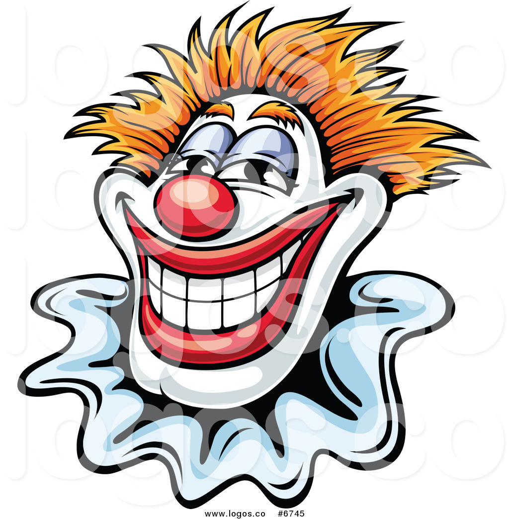 1024x1044 Royalty Free Clip Art Vector Logo Of A Smiling Clown By Vector