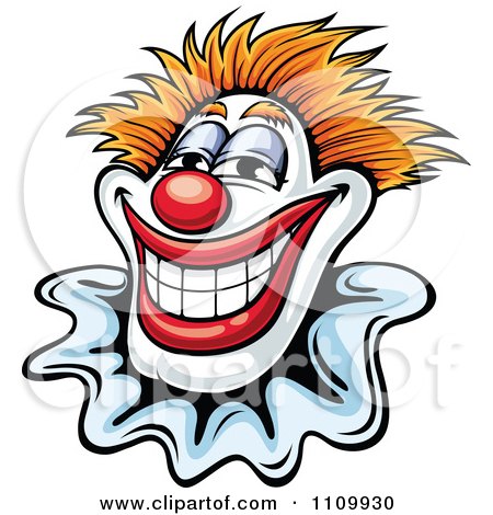 450x470 Royalty Free (Rf) Clown Face Clipart, Illustrations, Vector