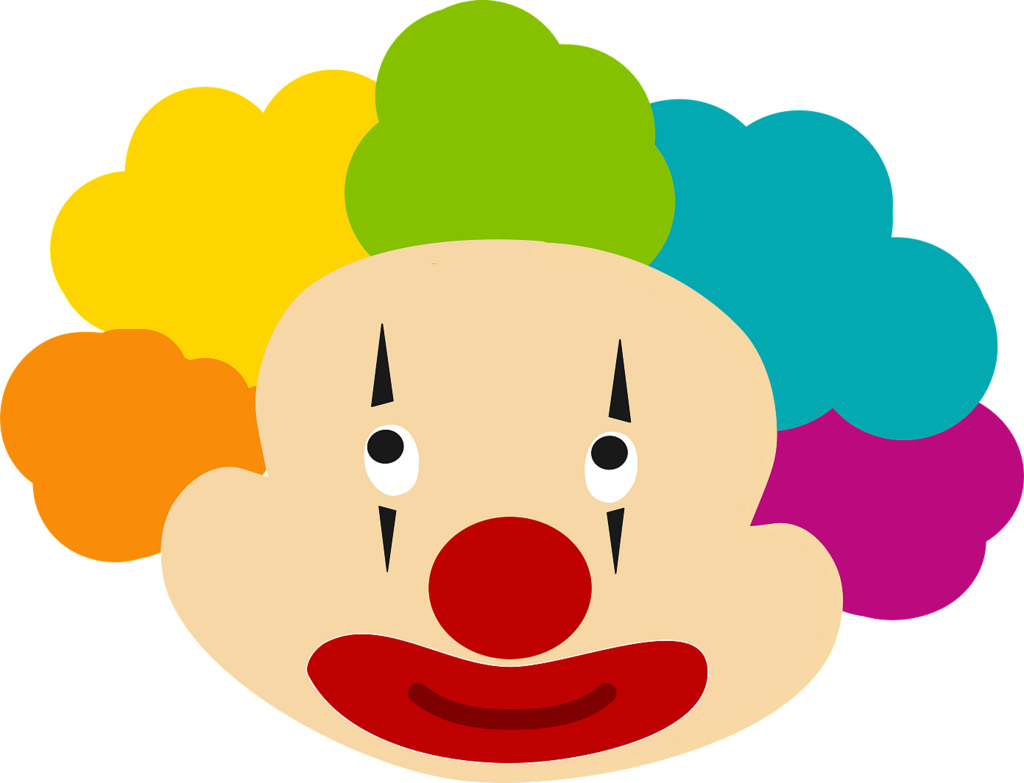 Маска на день смеха шаблоны. Аппликация "клоун". Голова клоуна. Лицо клоуна. Мордочка клоуна.