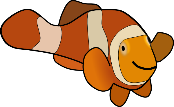 600x370 Clown Fish Clip Art Free Vector 4vector