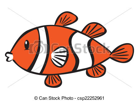 450x328 Clown Fish Clip Art Vector