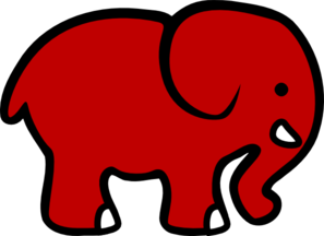 297x216 Bama Club Red Elephant Clip Art