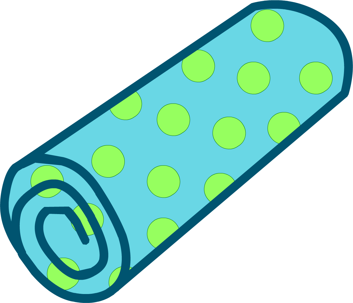 1180x1012 Beach Towel Clipart