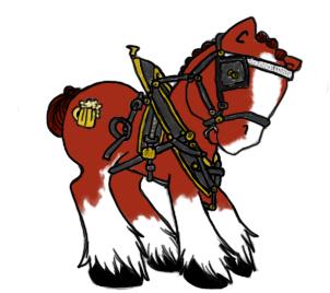 302x268 My Little Budweiser Clydesdale By Tae The Feral