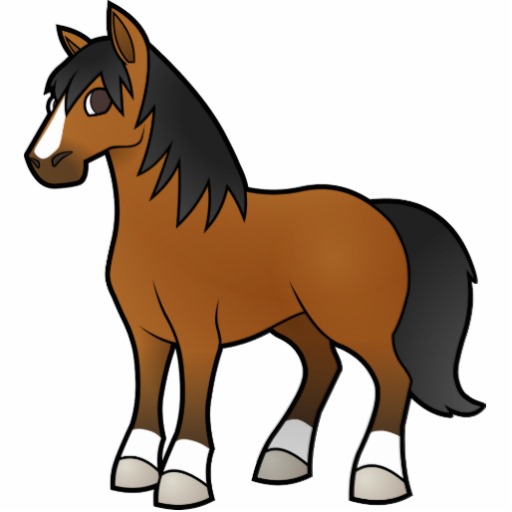 512x512 Horse Cartoon Clipart Horse15