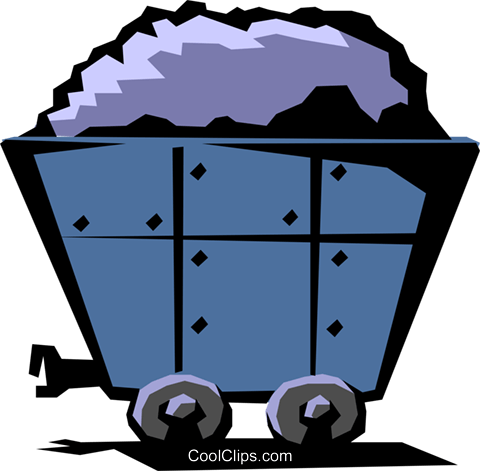 480x471 Coal Royalty Free Vector Clip Art Illustration Envi0035
