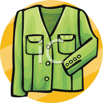 350x350 Coat Clipart Green Thing