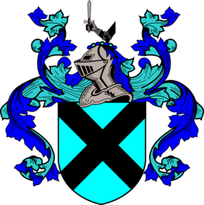 297x298 Blue And Teal Coat Of Arms Clip Art