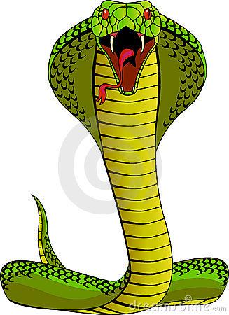 327x450 Cobra Mascot Clipart