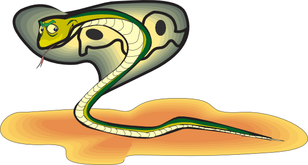 600x323 Cartoon Cobra Clip Art