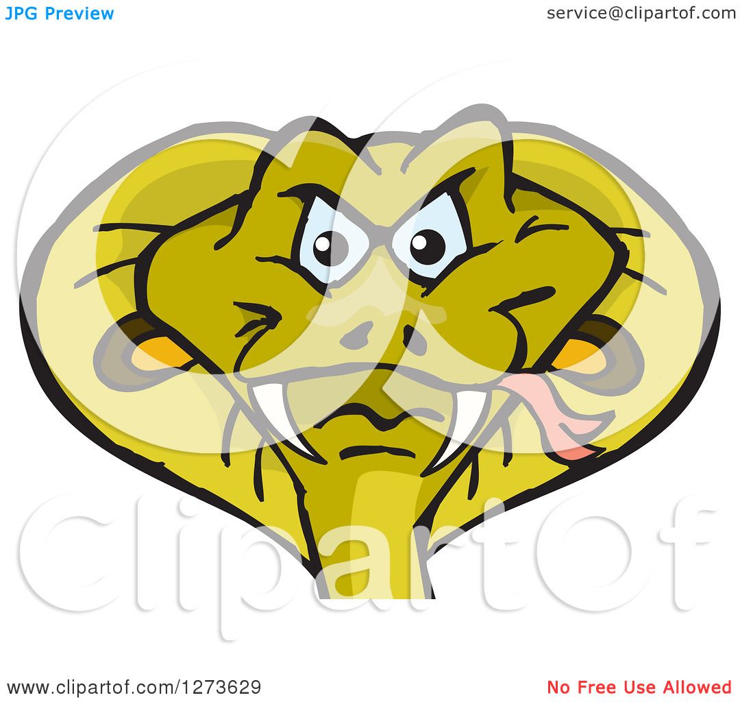 1080x1024 Clipart Of A Cobra Snake Head