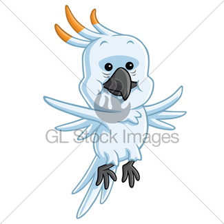 325x325 Pink Cockatoo Parrot Bird Logo Design Gl Stock Images