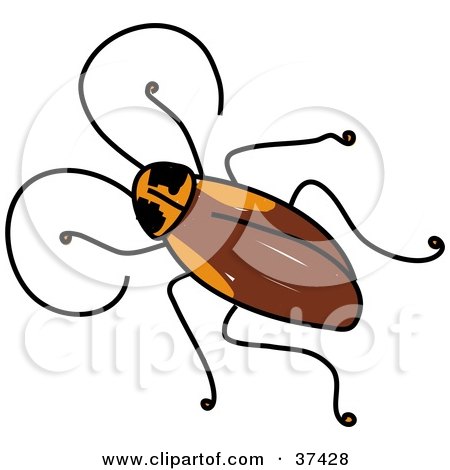 450x470 Royalty Free (Rf) Cockroach Clipart, Illustrations, Vector Graphics