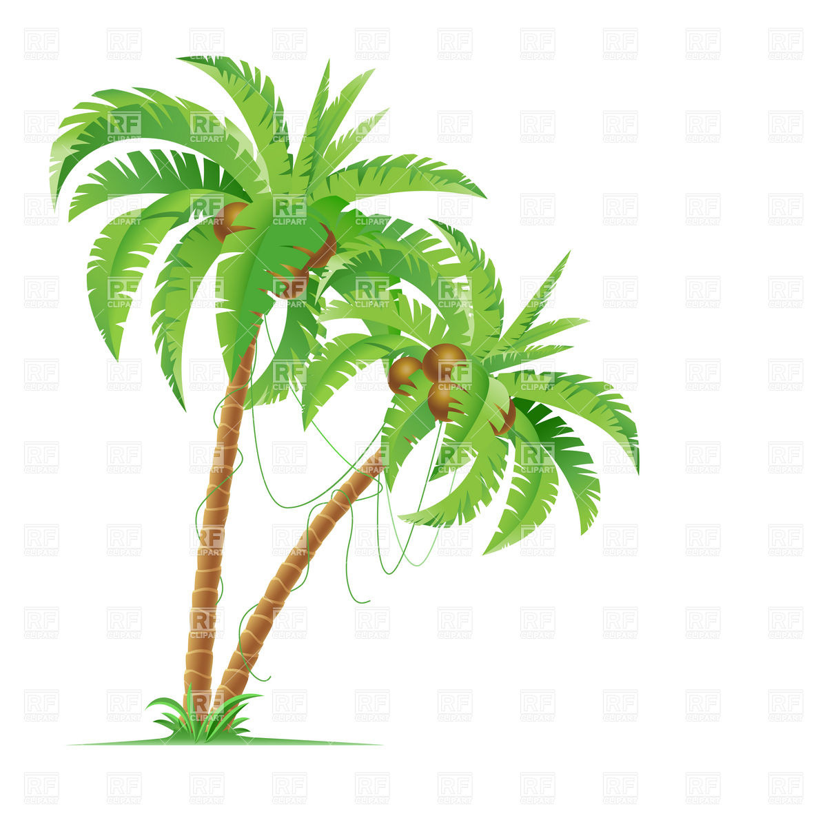 1200x1200 Sea Ocean Royalty Free Clip Art Beach Coconut Tree Png Download