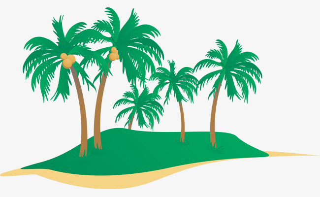 650x400 Vector Coconut Tree History Clipart