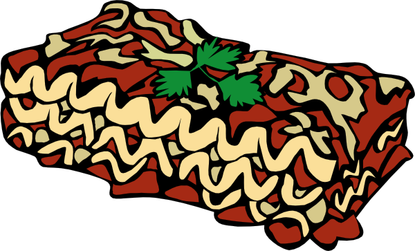 600x363 Lasagna Clipart