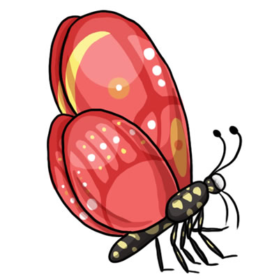 400x400 Butterfly Clip Art