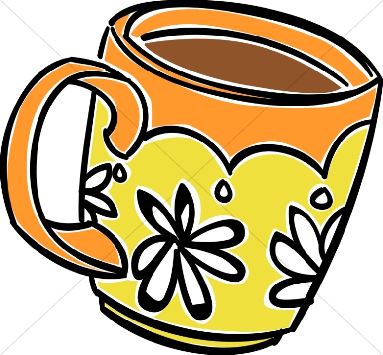 776x720 Coffee Hour Clipart, Church Refreshments Clipart