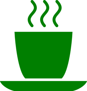 285x298 Green Coffee Mug Clip Art