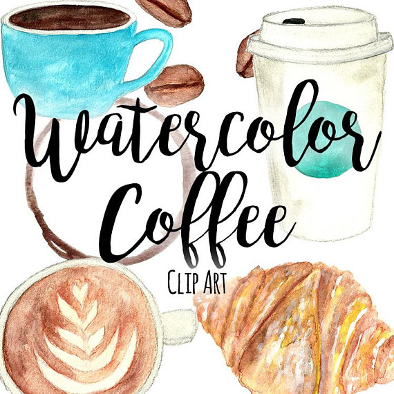 570x570 Hand Painted Coffee Shop Clipart Png, Latte Art Clipart