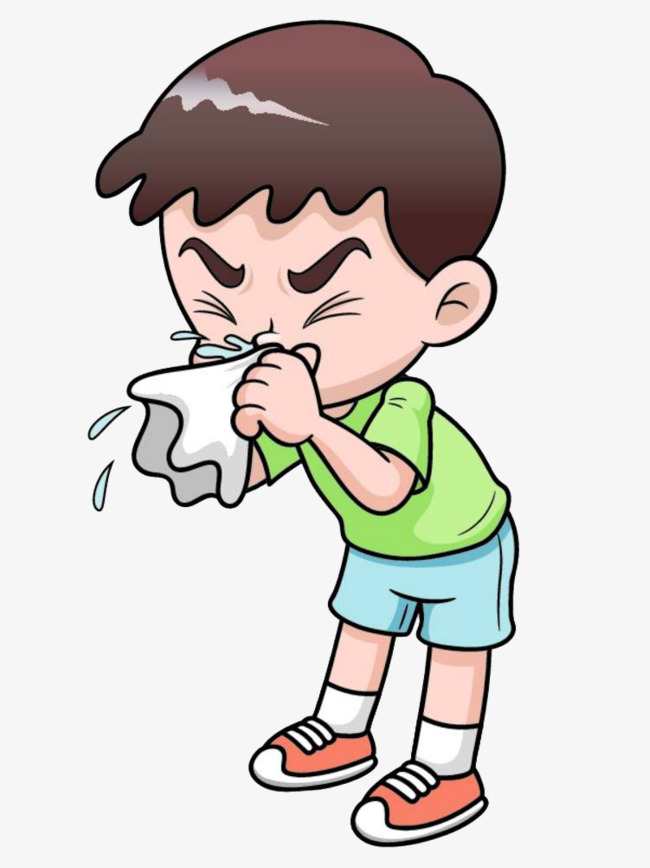 650x868 Runny Nose Boy, Cartoon Hand Painted, Boy, Cold Png Image