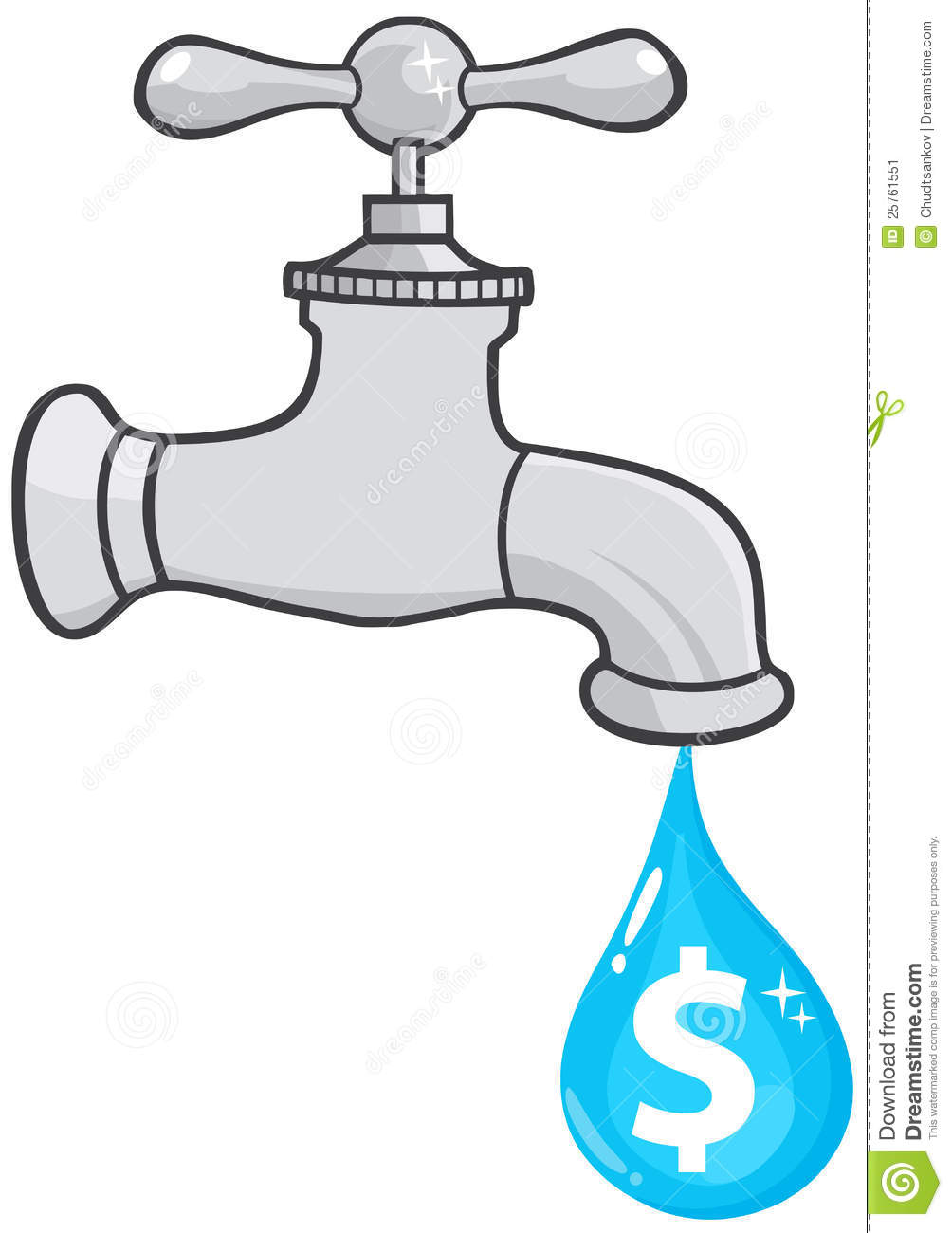 1004x1300 Vibrant Design Dripping Water Faucet Stock Illustration Of Health