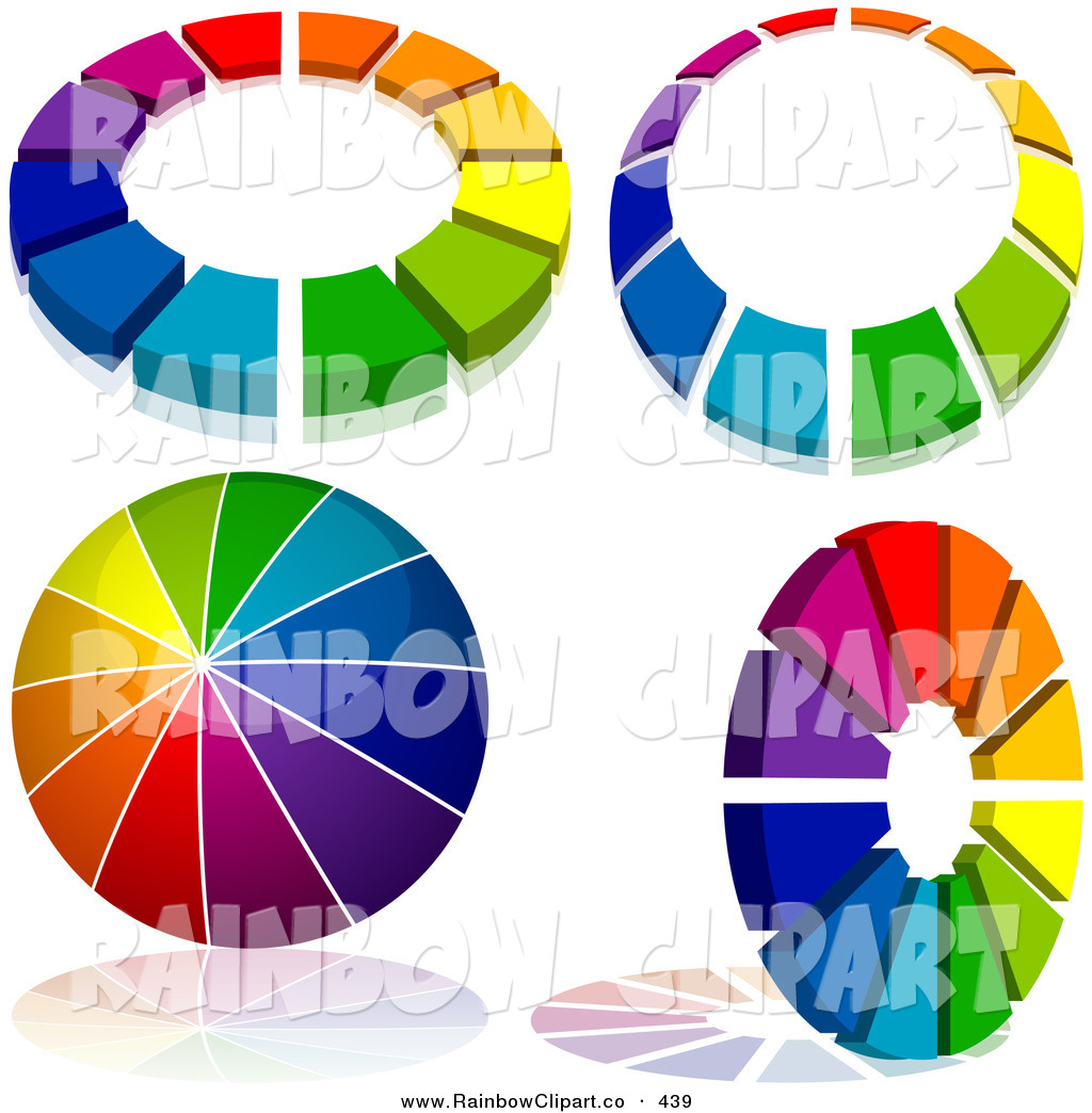 1024x1044 Vector Clip Art Of A Digital Collage Of Rainbow Logo Designs