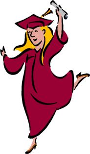 184x314 College Graduation Clip Art Cliparts