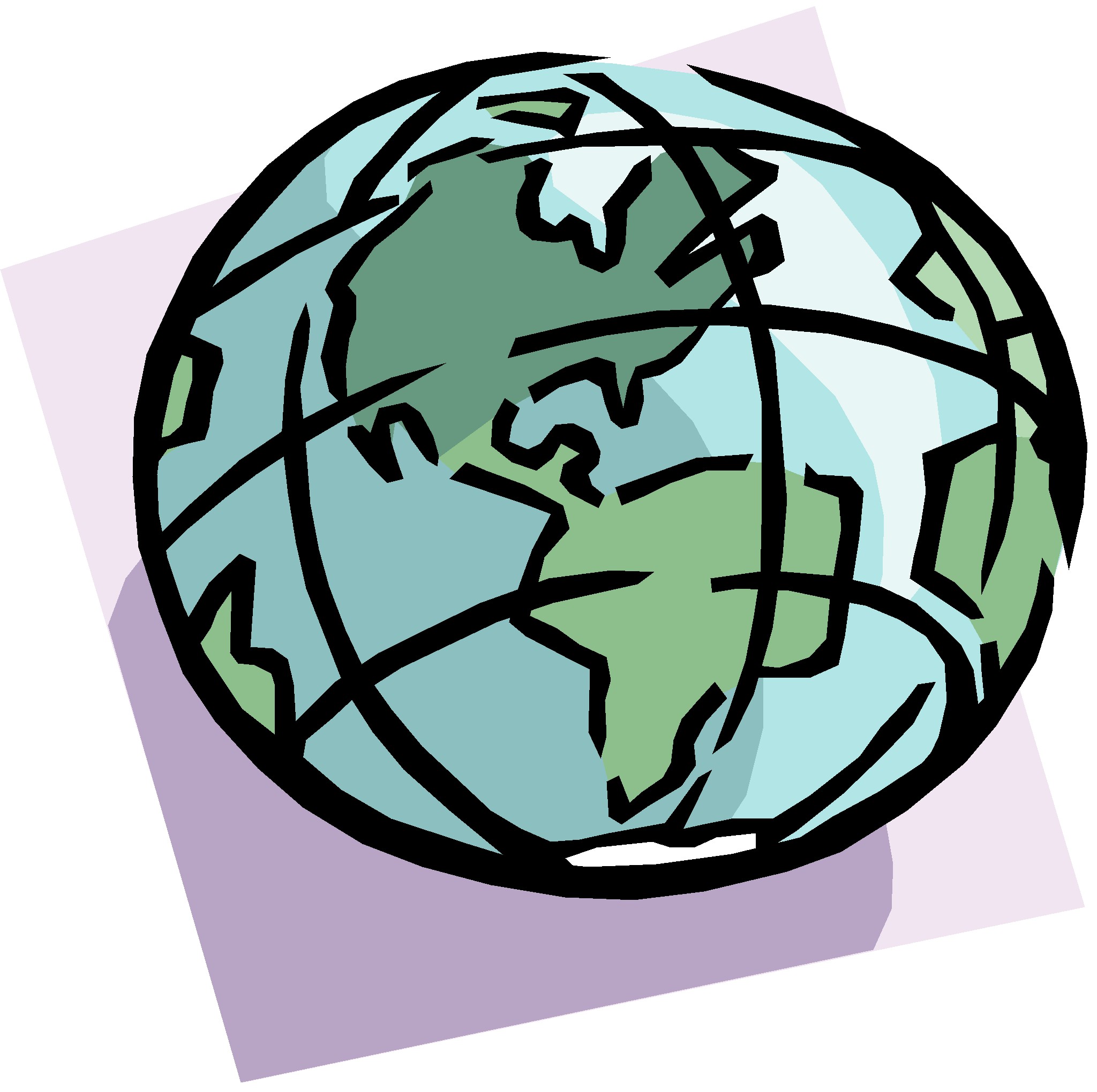 2048x2040 World Studies Clipart Collection