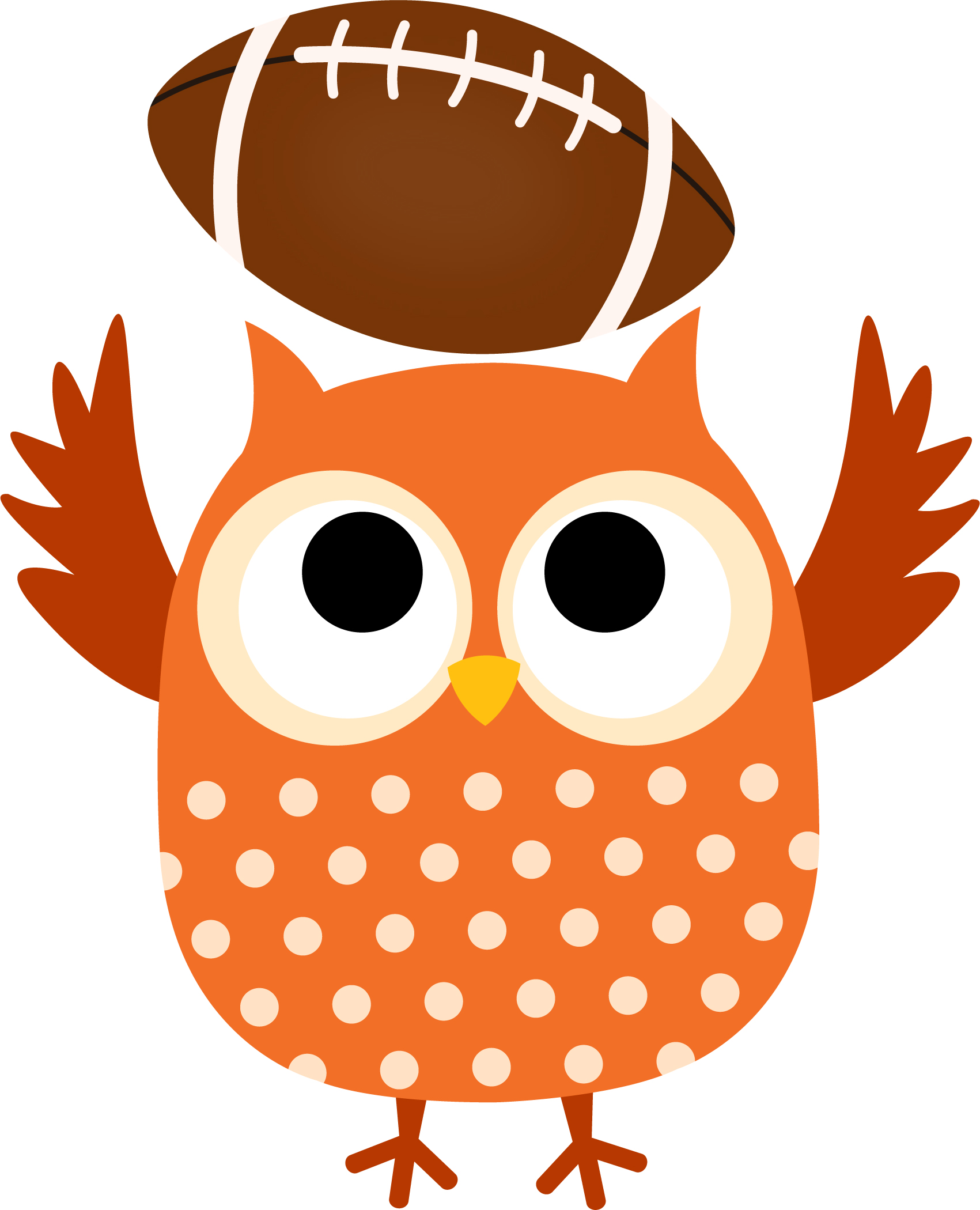 1701x2100 Football Clipart Owls