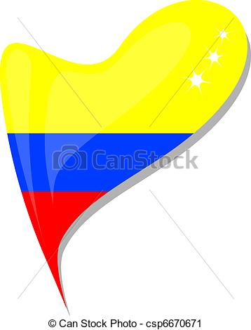 358x470 Colombia Flag Button Heart Shape. Vector. Colombia Flag Vector