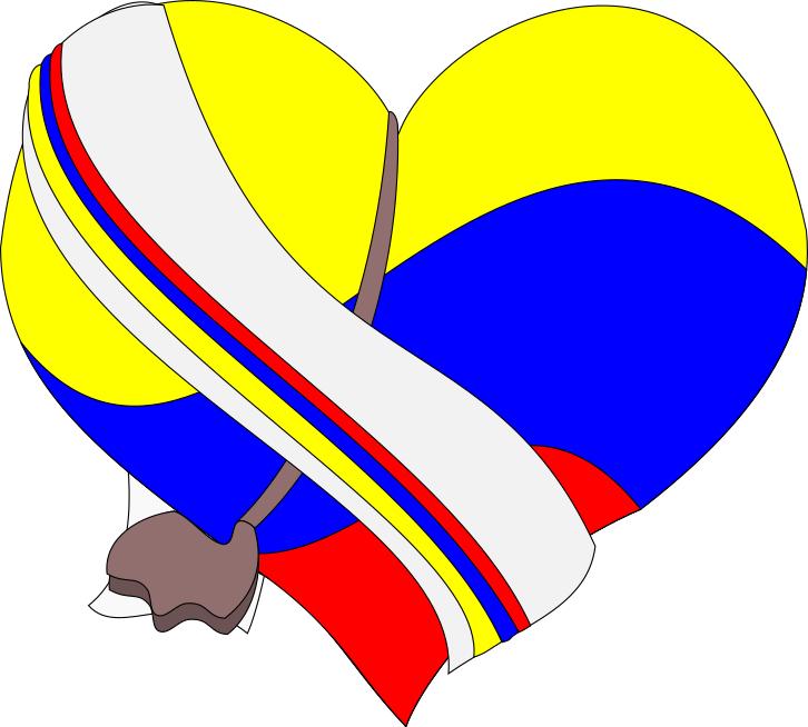 726x654 Corazon De Colombia! Clipart
