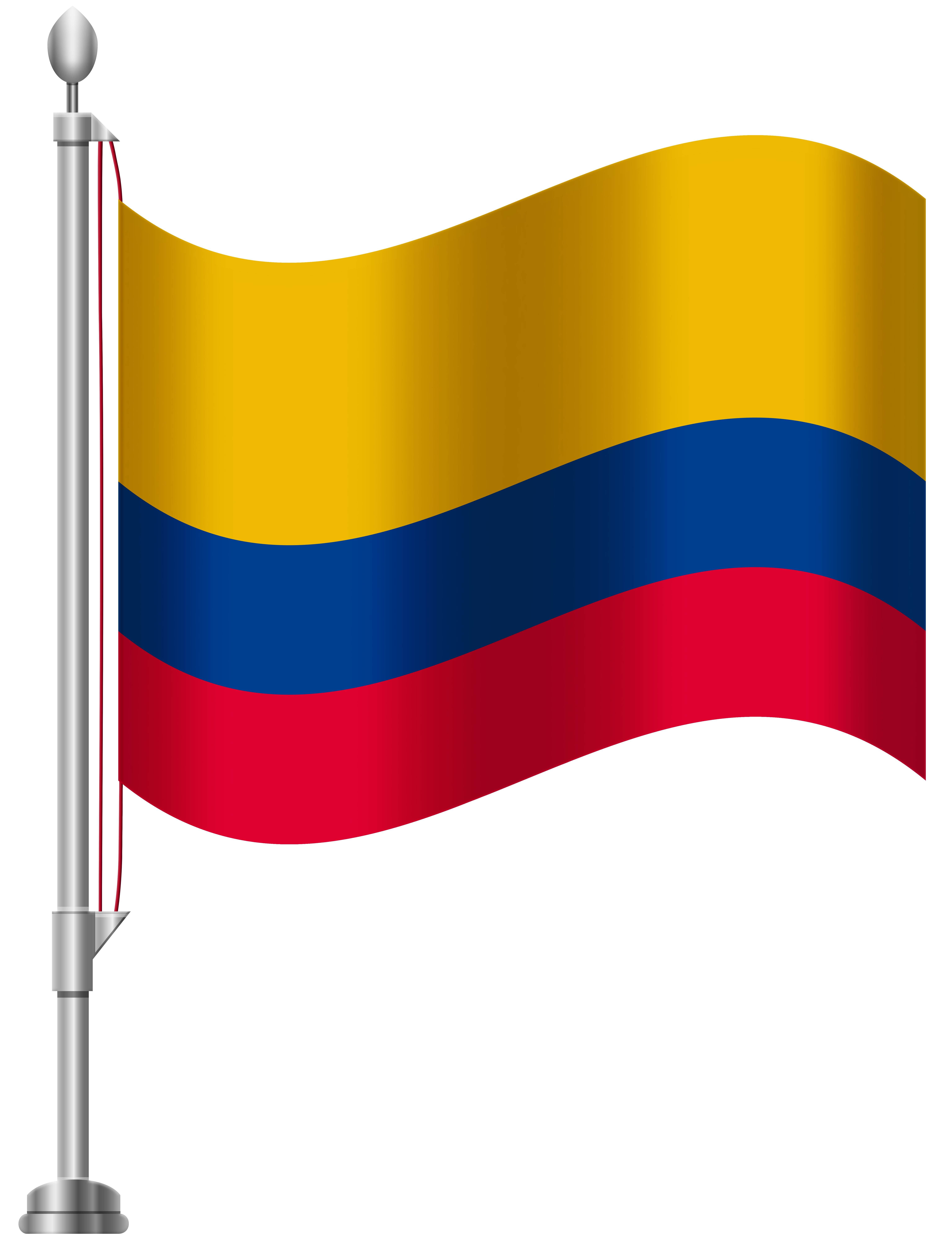 6141x8000 Colombia Flag Png Clip Art