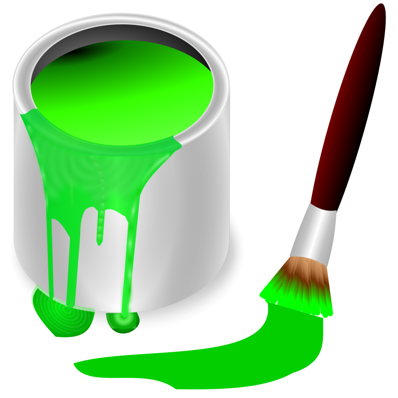 800x800 Free Clipart Color Bucket Green Frankes