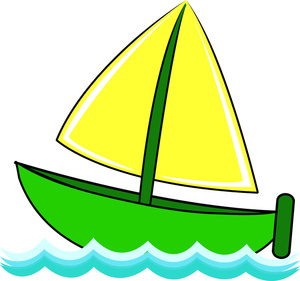 300x281 Green Clipart Sailboat