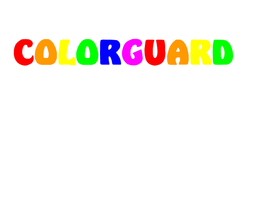 550x400 Colorguard Clipart