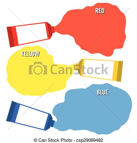 450x470 Squeezed Primary Color Tubes. Squeezed Primary Color Tubes