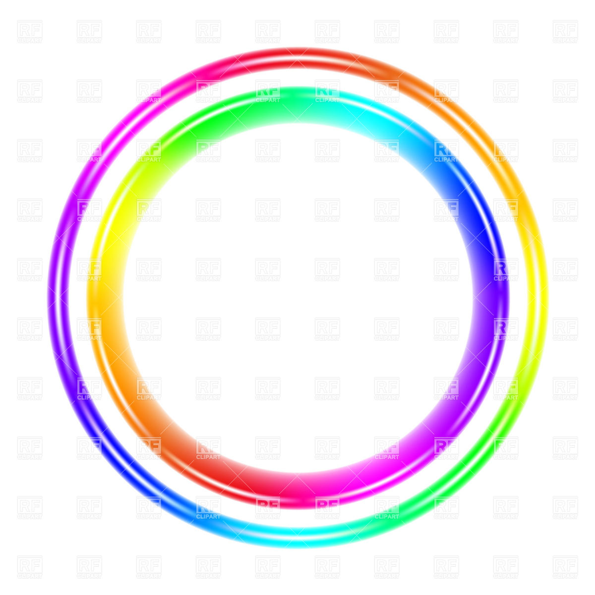 1200x1200 Color Wheel Spectrum Circle Vector Image Vector Artwork