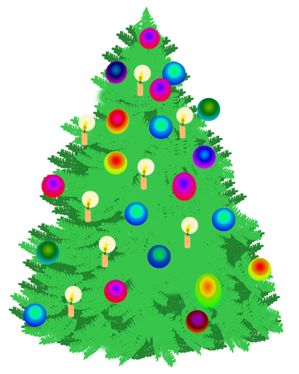 424x531 Christmas Tree Clip Art