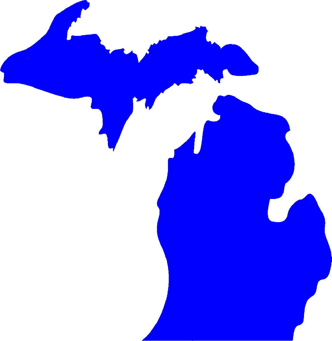 1149x1179 State Of Michigan Clipart