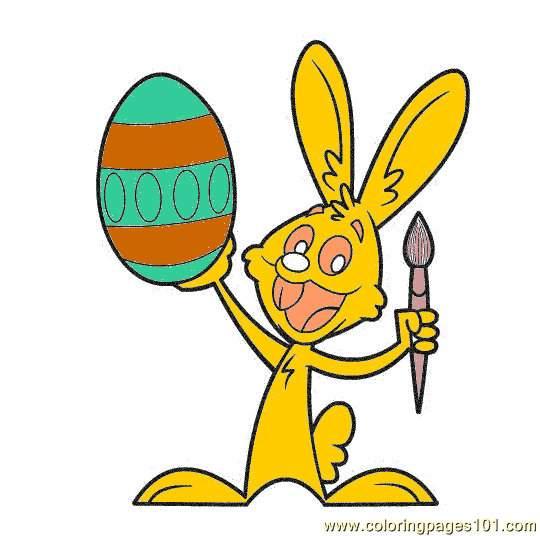 540x536 Easterbunny9 Coloring Page