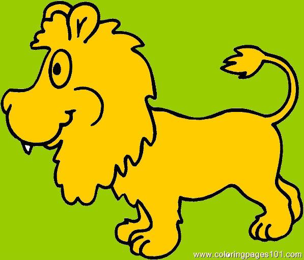 597x511 Lion Tiger Coloring Page 10 Coloring Page