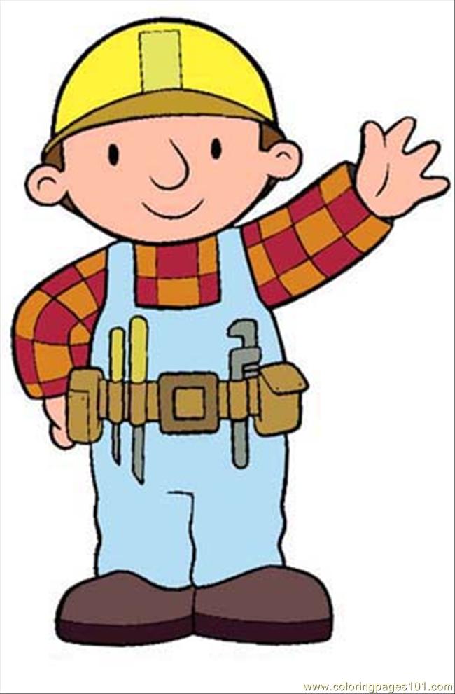 650x991 Bobthebuilder Coloring Page