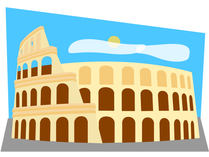 800x600 Free Clipart Roman Colosseum Melindak