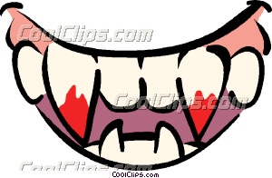 300x196 Clip Art Vampire Fangs Clipart