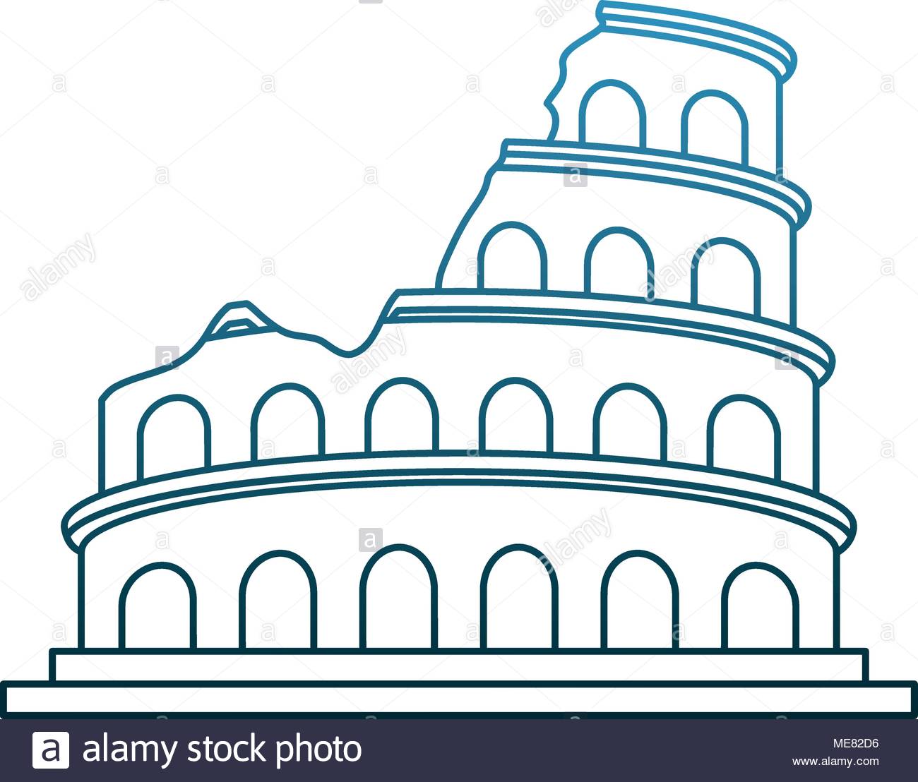 1300x1108 Coliseum Stock Vector Images