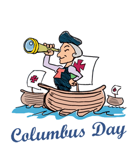 280x300 Columbus Day Clipart