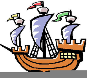 300x269 Columbus Sailing Ship Clipart Free Images