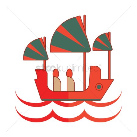 450x450 Free Traditional Boat Stock Vectors Stockunlimited