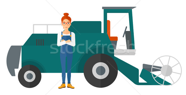 600x307 Combine Harvester Stock Vectors, Illustrations And Cliparts